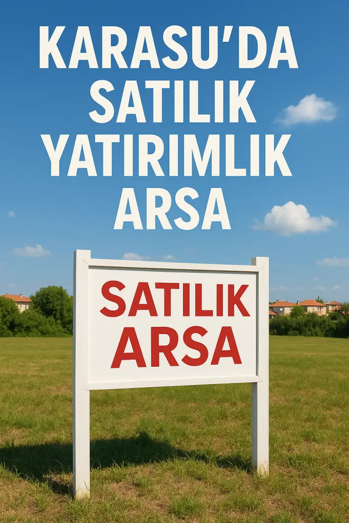 Karasu'da Satılık Yatırımlık Arsa - Sahilden Uygun Fiyatlı Fırsatlar!